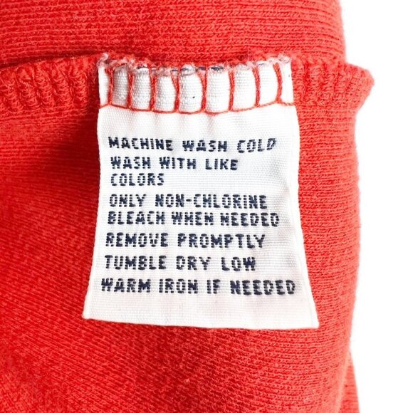 Polo Ralph Lauren Sweater Men's M Orange Quarter-Zip Pullover Collegiate Preppy - Picture 8 of 15